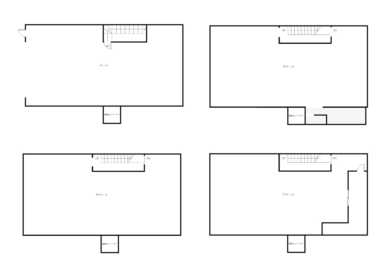 末広町 4階建ビル