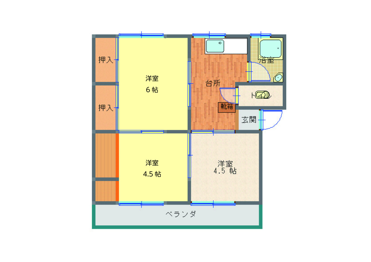 武家屋敷ハイツ 302号室