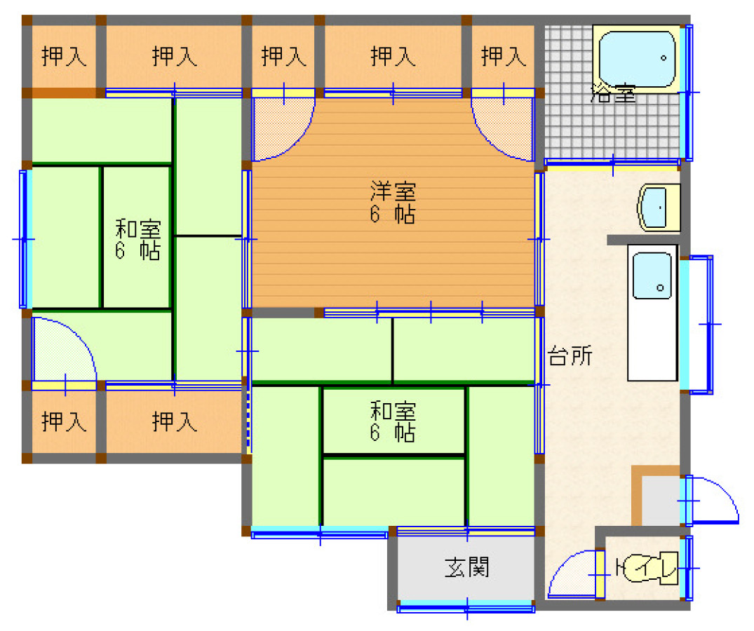 横枕住宅 1号室