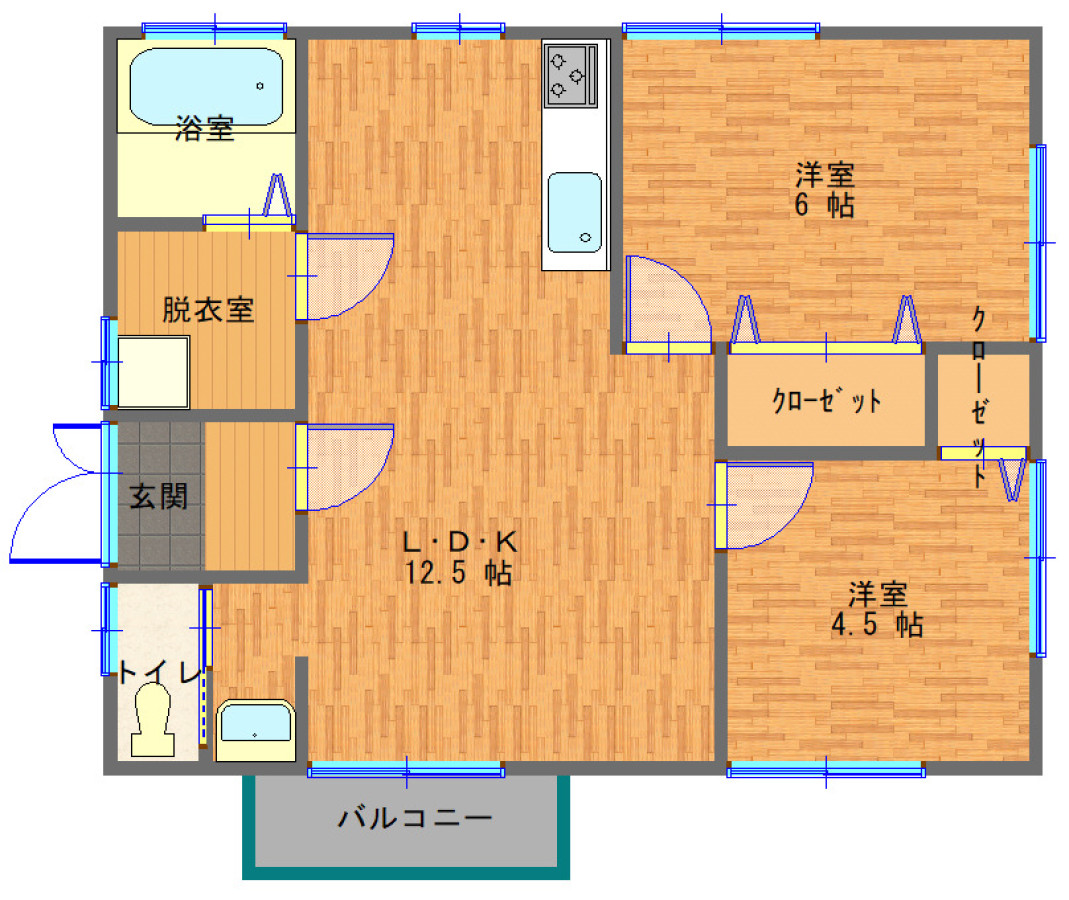 谷口住宅 1-2号室